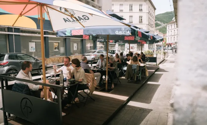 La terrasse de L'Inspiration, Grenoble, L’Inspiration