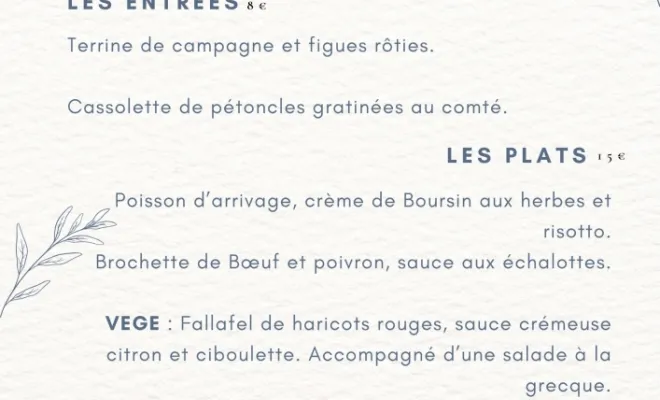 La Carte du Midi à L'inspiration , Grenoble, L’Inspiration